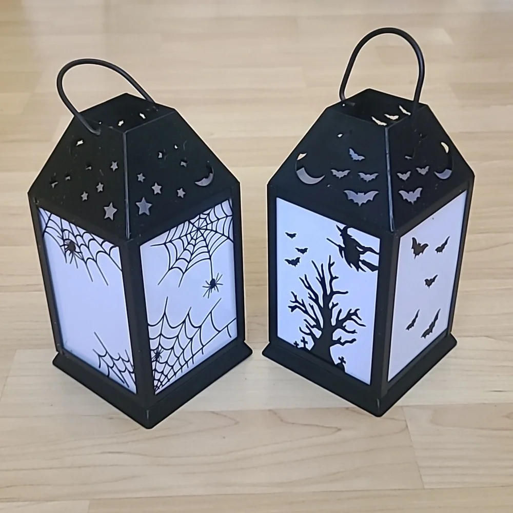 Target Bullseye Playground Halloween Lanterns LED Mini Fall Set 2